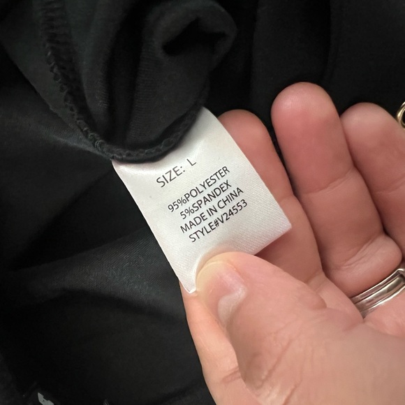 Fashion Nova Belted Wide Leg Pants, Black Dress Pants - Picture 6 of 6